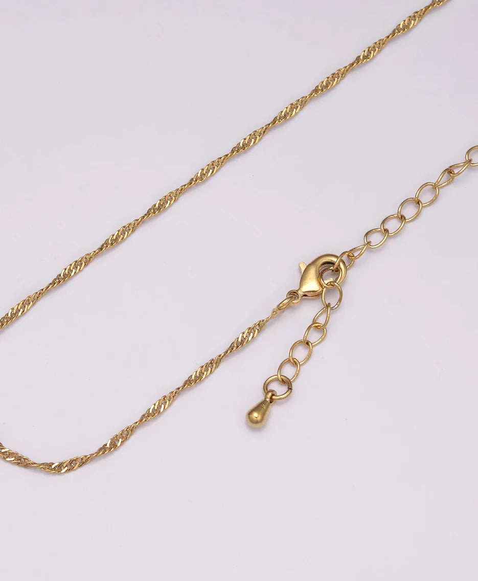 Sparkling Twist Rope Chain